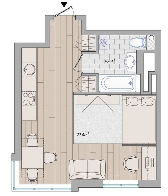 Стыковка кварцвинила, SPC плитки с керамогранитом Стыковка кварцвинила, SPC плитки с керамогранитом