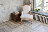 Виниловый ламинат VINILAM PARQUET HERRINGBONE Glue GD11122 Паркет Эрмитаж Glue